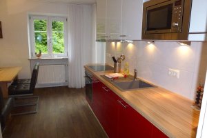 Küche der Ferienwohnung