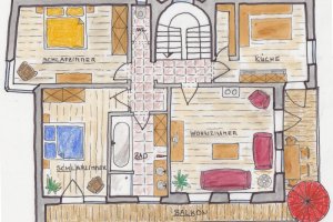 Grundriss erster Stock