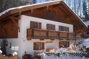Haus Stiller Winkl im Winter
