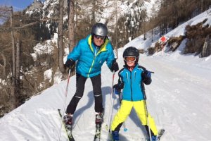 Winterfreuden beim Skifahren
