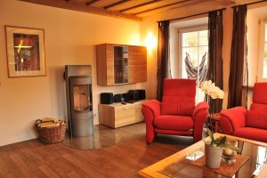 Wohnzimmer der Ferienwohnung